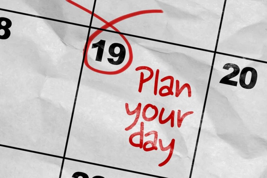 How to plan your day